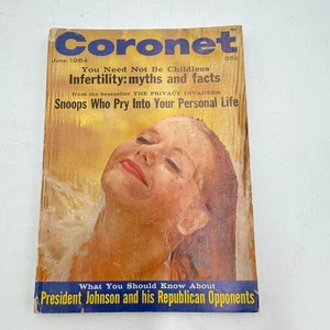 Coronet Mag June 1954 Personal Privacy & President Johnson Political Insights - Picture 1 of 8
