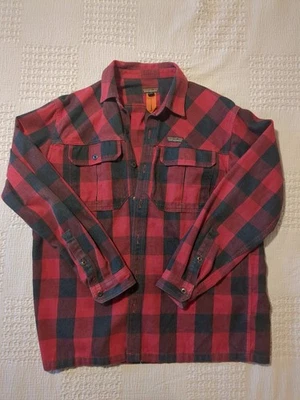Patagonia Farrier's Work Shirt Mens Large Red Buffalo Plaid - Image 1 of 4