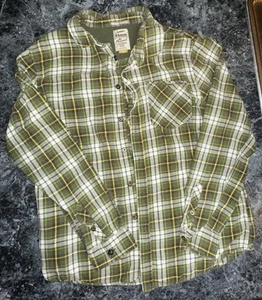 44mm Legendary Goods Long Sleeve Plaid Button Up Green Dress Shirt {Men Size XL} - Picture 1 of 6