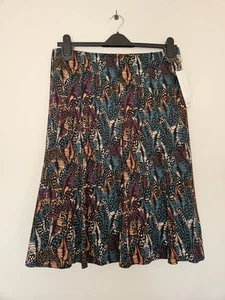 David Nieper. Jersey Skirt. Masai Print. UK 16. - Picture 1 of 4