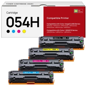 054H Toner Cartridge Set - 054 Toner High Yield Replacement for Canon 054 ton... - Picture 1 of 7