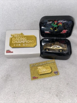 Coche de carreras NASCAR 50 aniversario oro 24k campeones 1:24 #36 M&M's con estuche Foto 1 de 4