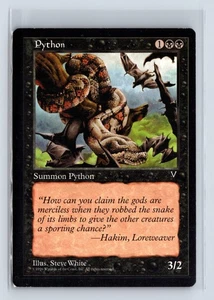 (3x) PYTHON – MTG Magic the Gathering Card – Visions – Common - Picture 1 of 6