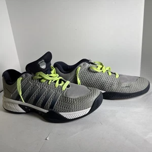 K-Swiss Shoes Mens 10 Express Light Pickleball Shoes Grey Lace Up Tennis - Picture 1 of 19