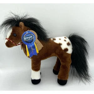 Aurora World Breyer 11 Zoll braun Appaloosa Pferd Plüschtier Stofftier Pony 2022 Neu mit Etikett - Bild 1 von 13