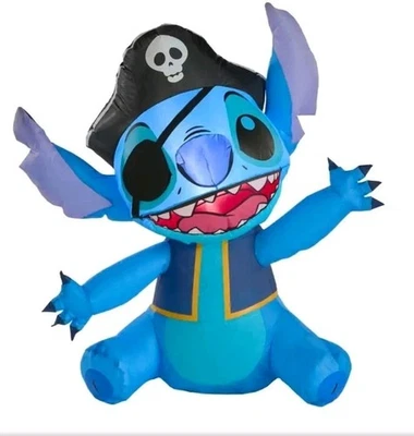 Disney Stitch HALLOWEEN Inflable Soplado por Aire 3.2 pies Yarda Decoración Explotar Nuevo Foto 1 de 2