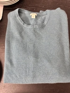 L.L. Bean Women's Classic Cashmere, Crewneck Size 2x Storm Teal Item # PF296777 - Picture 1 of 13