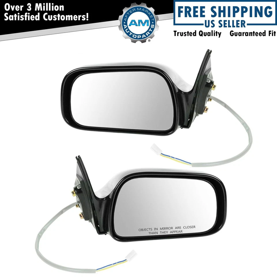 Juego de pares de espejos retrovisores laterales eléctricos izquierda y derecha derecha derecha para Toyota Avalon 95-99 Foto 1 de 4