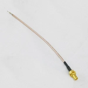 RP SMA Female to Open end Adaptor (10cm) Nickel Plated / Gold Plated connector - Picture 1 of 4