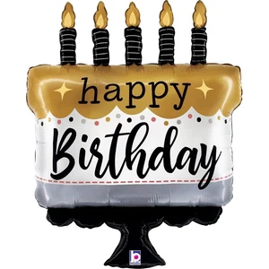 Birthday Cake Super Shape 28" Foil Balloon (1ct) - Picture 1 of 1