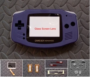 Kit Mod GBA Backlight Backlit Adapt AGS101 con LCD con lente de vidrio - azul sólido - Imagen 1 de 7
