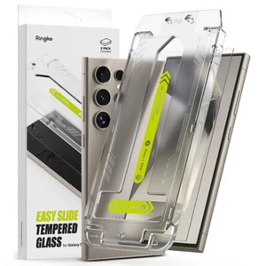 For Samsung Galaxy S24 Ultra /Plus /24 Glass Screen Protector [Easy Slide] 2 PK - Picture 1 of 26