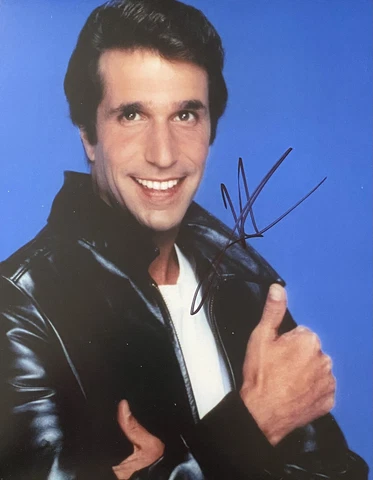 Henry Winkler Hand Signed 8x10 Photo - Autographed - The Fonz - Happy Days Cover