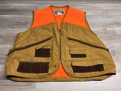 Vintage Field & Stream Hunting Vest XL Shell Holder High-Visibility Game-Pouch - Image 1 of 4