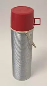 Vintage King Seeley gerippte Aluminium Thermoskanne mit Tragegriff Nr. 2484 - Bild 1 von 8