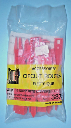 JOUEF RECORD 64 BOITE DE SUPPORTS POUR VIRAGES RELEVÉS TRÈS BON ÉTAT