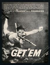 1962 Seamless Nemrod speargun spear gun diver photo vintage print ad
