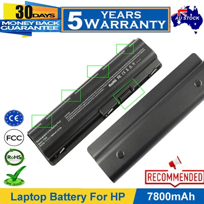 7800mAh Battery for HP Pavilion G72 G4 G6 G7 DM4 Series MU06 MU09 593553-001 AU - image 1 of 4