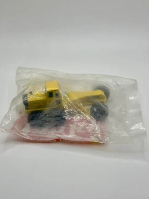 New 1994 Tonka Motor Road Grader Yellow Construction Die Cast McDonald’s - Image 1 of 3