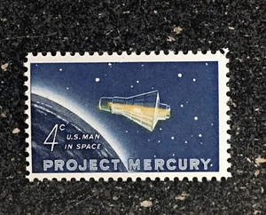 1962US #1193 4c Project Mercury Space Capsule - Single Stamp - Mint NH - Picture 1 of 1