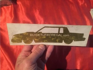 Buick Grand National GOLD Leaf Decal Regal Turbo T Type Limited GNX WH1 WE4 D84 - Picture 1 of 5