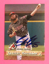 2018 Grandstand, Arkansas Travelers - SPENCER HERRMANN - autographed