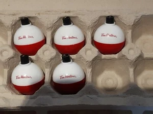 Tim Horton's RARE Collectable 5 fishing bobbers 1.5" - Foto 1 di 2