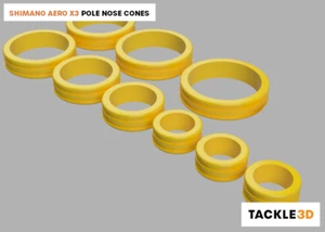 Shimano Aero X3 14.5m set of Pole Nose Cones | Pole Bungs to Protect you Pole! - Picture 1 of 33