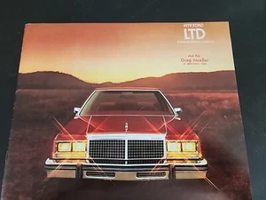 Vintage 1979 Ford LTD A New American Road Car Prospekt Katalog - Bild 1 von 5