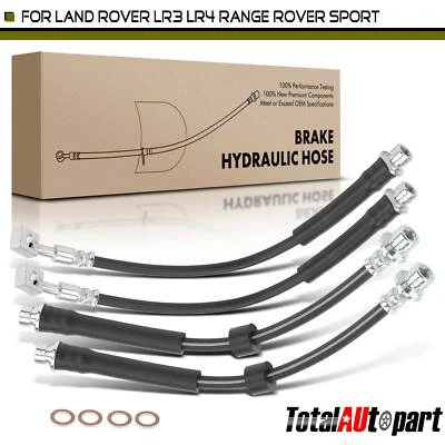 Brake Hydraulic Hose for Land Rover LR3 LR4 Range Rover Sport Rear Inner & Outer - Image 1 of 4