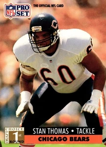 1991 Pro Set Stan Thomas Rookie Chicago Bears #751 - Picture 1 of 2