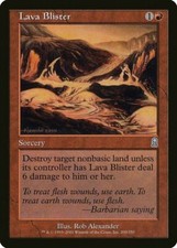 Lava Blister  x4  Odyssey MtG NM