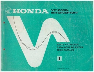 Parts Catalogue - Honda CVF1000F Interceptor 1983 codice 13MB6E21 - Foto 1 di 2