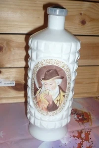 seltene Schnapsflasche DDR, Ferdi, Pfeifenraucher, Lippelsdorfer Porzellan, rar - Bild 1 von 4