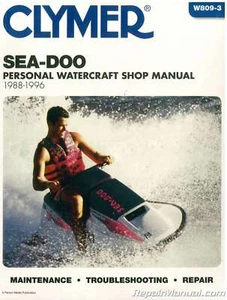 1988-1996 Clymer Sea-Doo Water Vehicles Service Manual : W809-3 - Picture 1 of 1