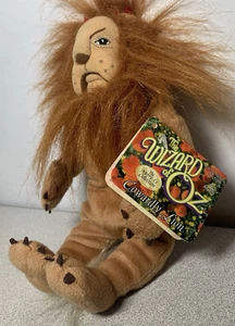 Warner Bros. Toys 1998 Wizard Of Oz COWARDLY LION Plush Original Tag STAINED - Picture 1 of 9