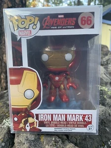 FUNKO POP! Iron Man Mark 43 *NEW Avengers 2 Age Of Ultron *Vaultrd *RARE 66 - Picture 1 of 5