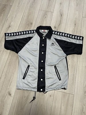 Vintage 90s Kappa Bottom T Shirt Big Logo Tee Stripes Y2K Mans Size L - Image 1 of 4