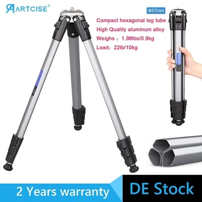 Trípode de cámara 120 cm, ARTCISE CF30 trípode de viaje nuevo tubo hexagonal para patas