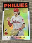 2021 Topps Chrome Alec Bohm 1986 35Th Anniversary Refractor Rookie Rc #86Bc-14
