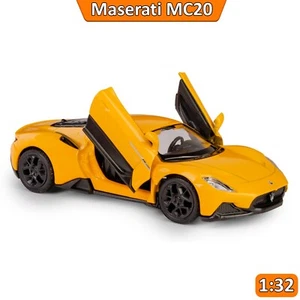 Maserati MC20 Diecast Model Car Collection Toy Cars 1:32 Scale Yellow - Picture 1 of 6