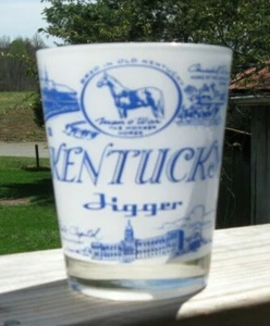 Vidrio de bola baja Kentucky Jigger vintage 12 onzas 5" de alto - Imagen 1 de 4