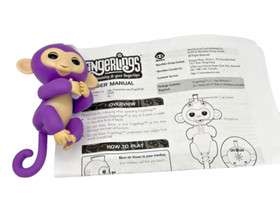 Fingerlings Interactive Purple Mia the Monkey WowWee Instructions Included