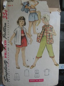 Child Shorts Sewing Patterns For Sale Ebay