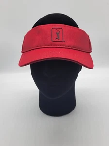 PGA TOUR AIRFLUX ADJUSTABLE AIRFLUX RED VISOR - Picture 1 of 10