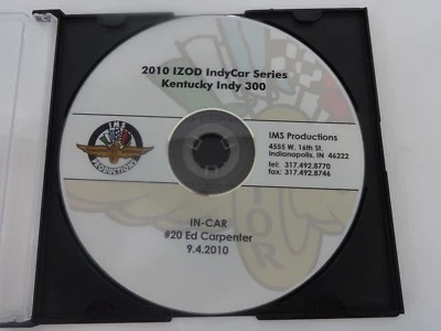 2010 IZOD IndyCar Kentucky Indy 300 #20 Ed Carpenter In-Car Race View DVD - Image 1 of 4
