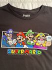 NWT Super Mario Brothers Nintendo Mens T-Shirt - "Players" Luigi Mario High Five