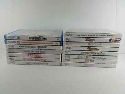 Nintendo Wii Or U Super Mario Kart-Wii Sports-Super Smash Bros-Donkey Kong CR  - Image 1 of 2