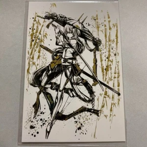 Goddess Of Victory Nikke Shibuya Tsutaya Sumi-E Postcard Crimson - Picture 1 of 1