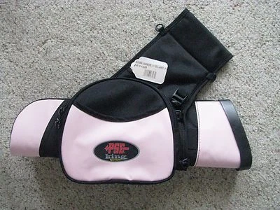 *NEW PSE KING SUPREME X-TEC HIP QUIVER, RIGHT HANDED, BLACK/PINK, #PSE41620 - Image 1 of 4